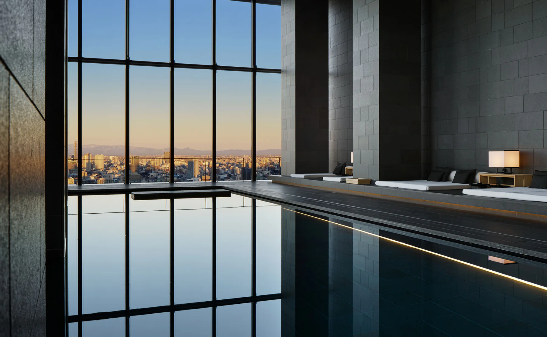 Aman Tokyo above the city skyline
